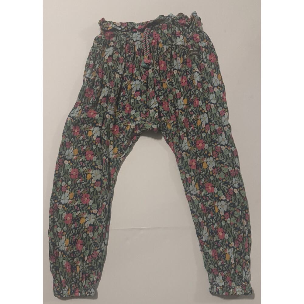 Matilda Jane Girls Floral Drop Crotch Pants Size 10 Harem Boho